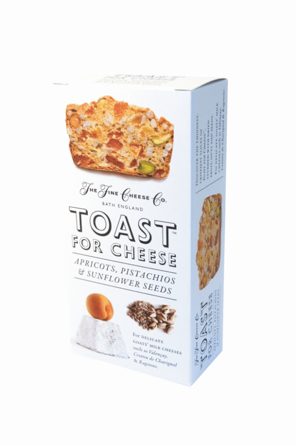 Apricot, Pistachio & Sunflower Seed Toast for Cheese