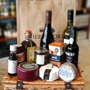Bestsellers Two in Wicker Cheese Hamper