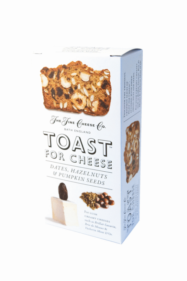 Date, Hazelnut & Pumpkin Seed Toast for Cheese