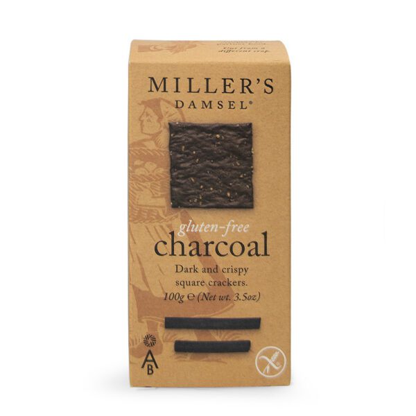 Gluten Free Charcoal Crackers