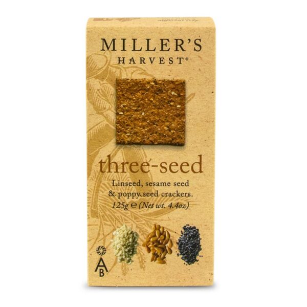 Miller's Harvest Three Seed Crackers