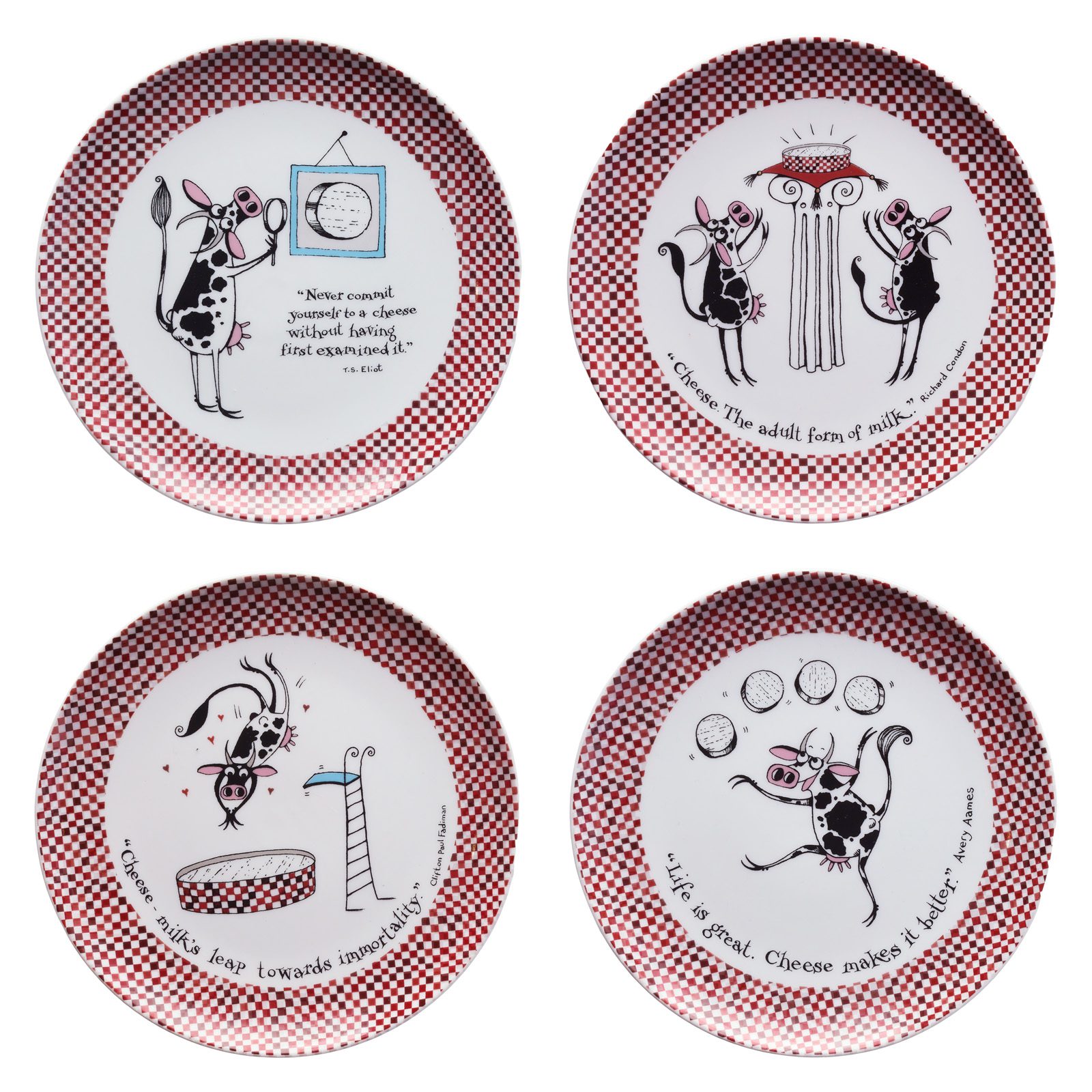 Say Cheese Set of 4 Plates